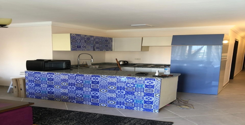 شالية بقريه اوشن بلو على البيسين للايجار اليوميى