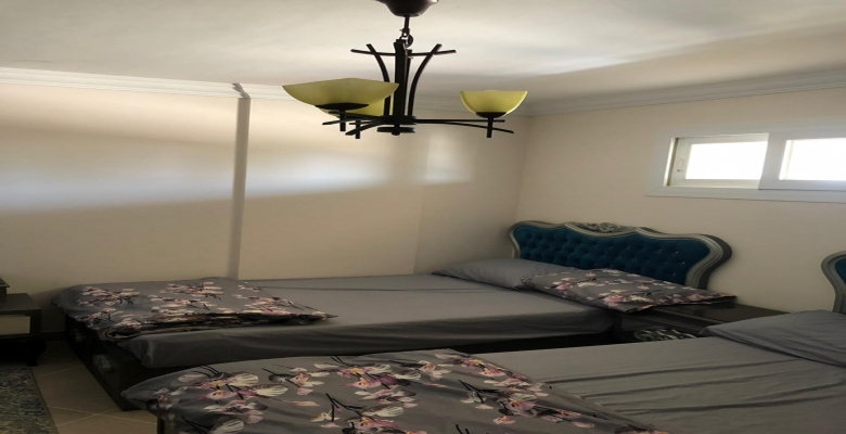 شالية بقريه اوشن بلو على البيسين للايجار اليوميى