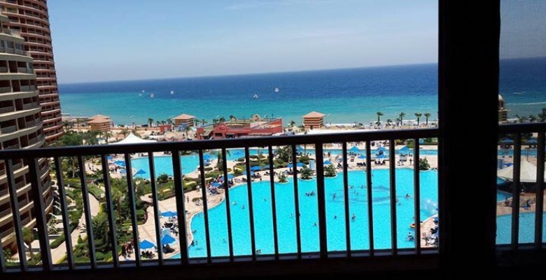 شالية بقرية بورتو السخنة للايجار اليومي