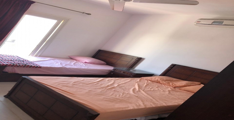 شاليه للايجار في امواج الدور ارضي 3غرف