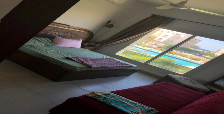 شاليه للايجار في امواج الدور ارضي 3غرف