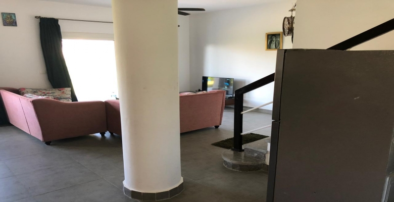 شاليه للايجار في امواج الدور ارضي 3غرف