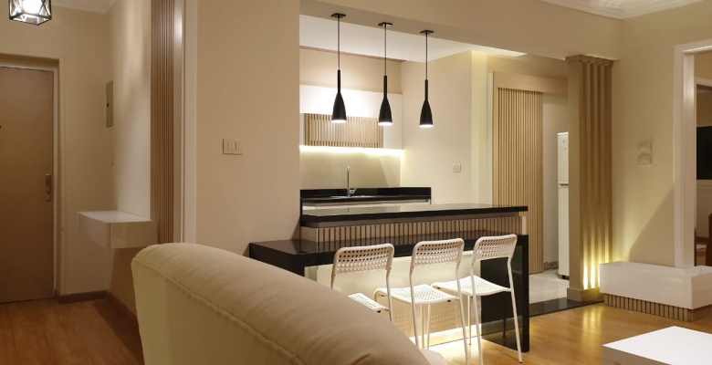 شقة مفروش للايجار بالزمالك / Furnished apartment for rent in Zamalek.