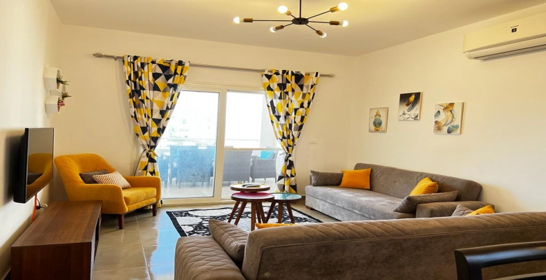 شاليه ايجار بالساحل الشمالي امواج - Chalet for rent in North Coast Amwaj