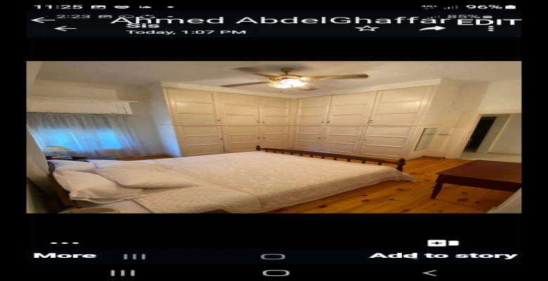 شقة للايجار بالزمالك - شارع محمود عزمي