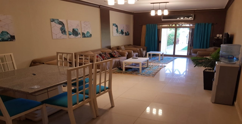 شالية في مارينا ارضي بجاردن 3 غرف