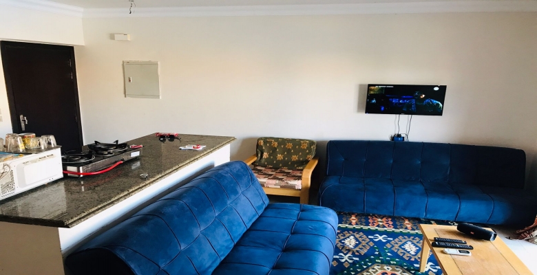 شاليه للايجار في قريه بياسيرا  بالعين السخنه 2غرف