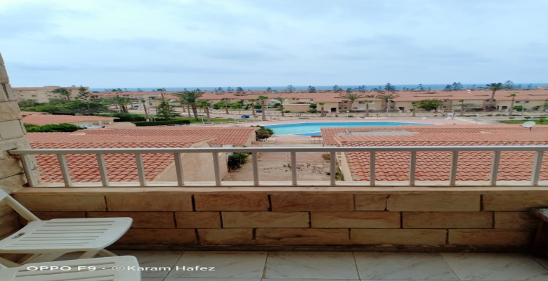 شاليه تراس هاووس للايجار بقرية الزهور بالساحل الشمالي - A terrace house chalet for rent in Al Zohour, North Coast