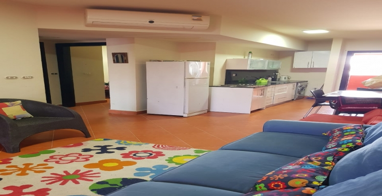 شاليه للايجار فى بورتو جولف غرفتين ارضي بجاردن