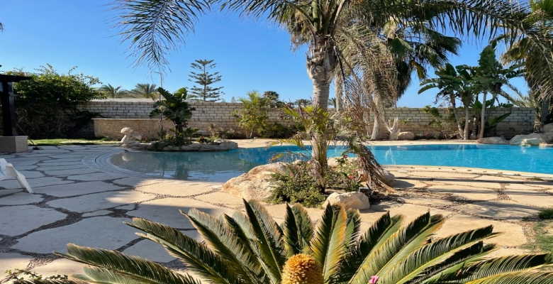 فيلا للايجار بمارينا الساحل الشمالي 5 غرف