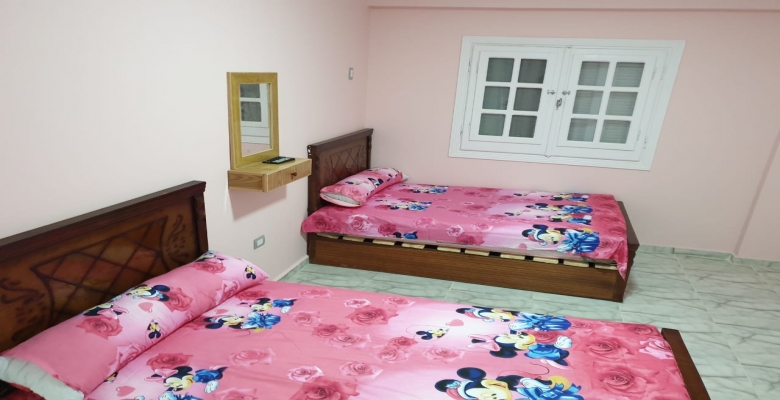 ايجار شالية في الساحل الشمالي بقرية اللوتس 2 غرفه