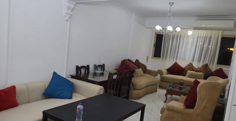 شقة مفروشة  للايجار فى المهندسين شارع احمدعرابى 130 متر -  Apartment for rent in Ahmed Orabi Street