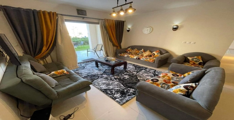 شاليه للايجار في مراسي الساحل الشمالي  Chalet for rent in Marassi North Coast