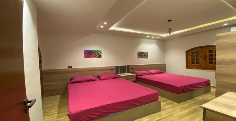 شالية للايجار فى مارينا 5 ارضي بجاردن 3 غرف