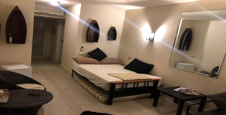 كابينة للإيجار في قرية هاسيندا الساحل الشمالي Cabin for rent in Hacienda Village, North Coast