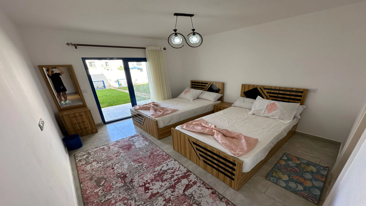 شالية 2 غرفة للايجار - بالساحل الشمالي - مراسي ( جريك )