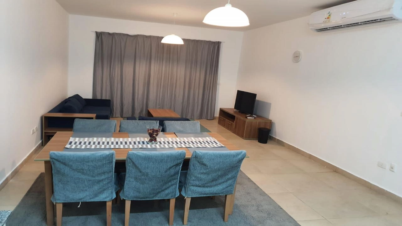 شالية غرفتين للايجار بقرية أمواج الساحل الشمالي