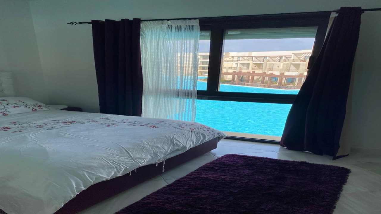 شالية 3 غرفة للايجار - الساحل الشمالي - بمراسي ( بلانكا )