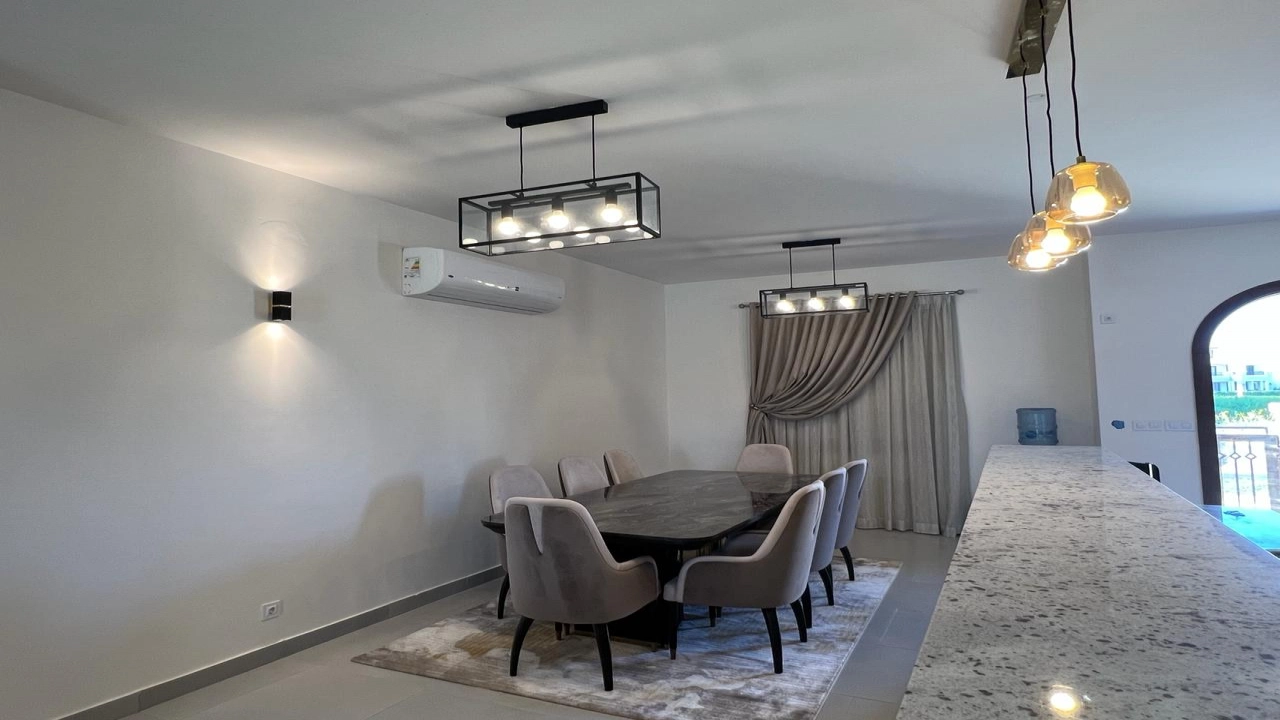 شاليه للايجار في مراسي ساليرنوا الساحل الشمالي 3غرف