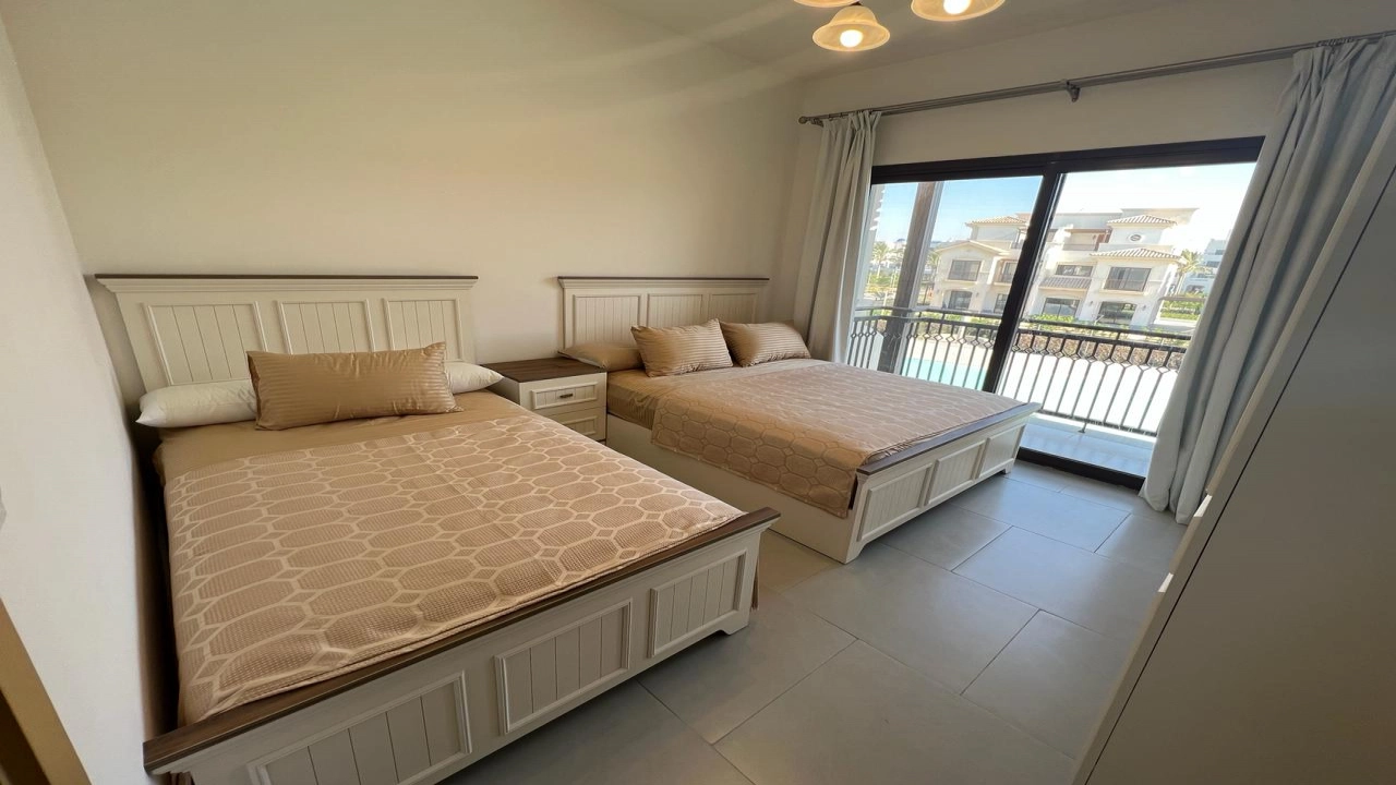 شاليه للايجار في مراسي ساليرنوا الساحل الشمالي 3غرف