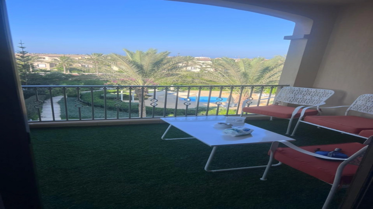 شالية 2 غرفه للأيجار بالساحل الشمالي قرية مراسي