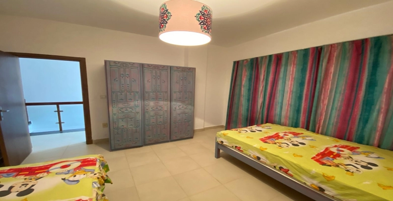شالية للإيجار في قرية امواج الساحل الشمالي Chalet for rent in Amwaj North Coast Village