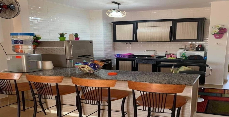 شالية للإيجار في قرية امواج الساحل الشمالي Chalet for rent in Amwaj North Coast Village