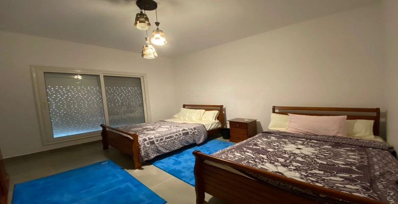 شالية للإيجار في قرية امواج الساحل الشمالي Chalet for rent in Amwaj North Coast Village