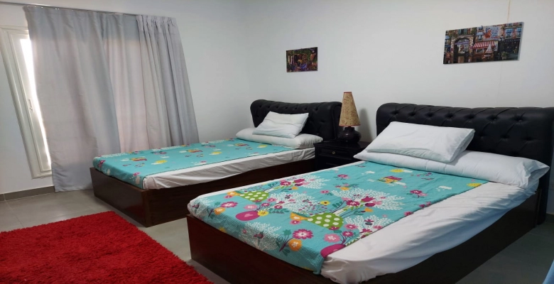 شالية للإيجار في قرية امواج الساحل الشمالي Chalet for rent in Amwaj North Coast Village