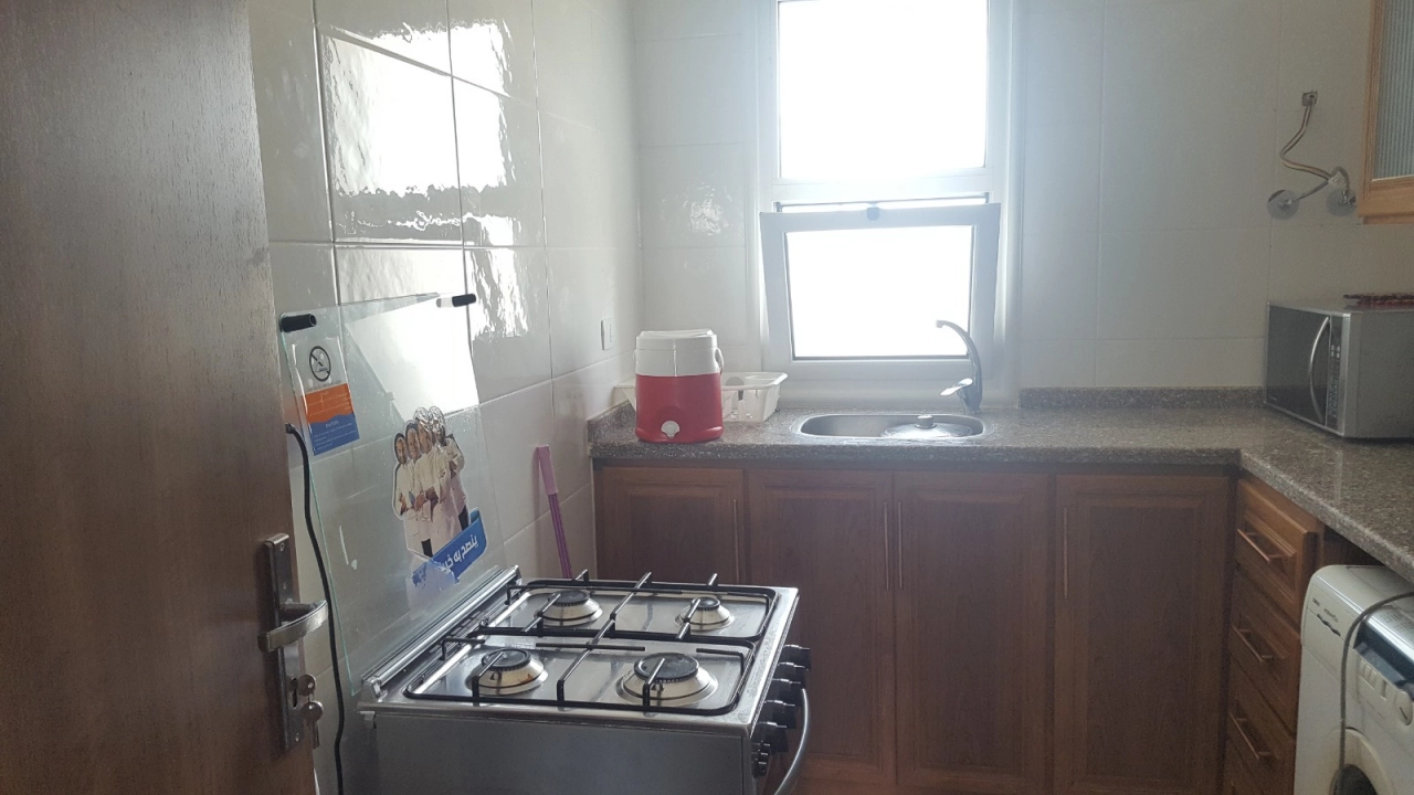 شالية ايجار 2 نوم اراضي  بجنينة في قرية امواج الساحل الشمالي