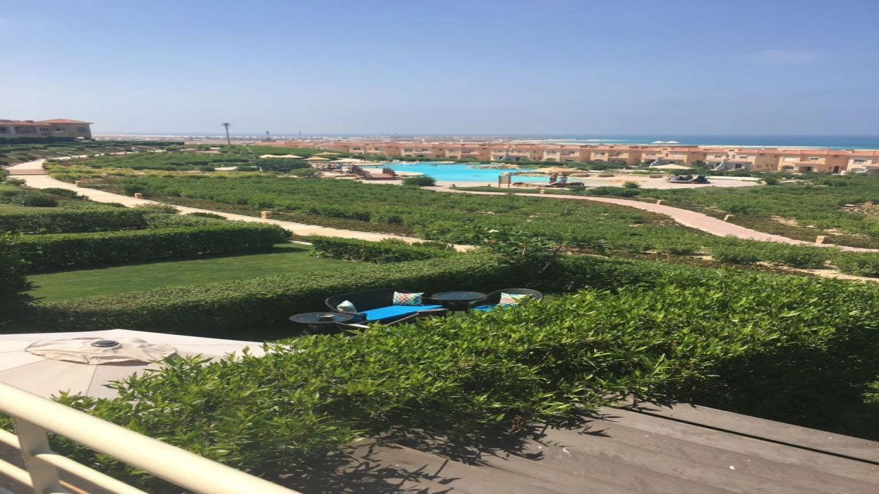 شاليه للايجار في تلال الساحل الشمالي 3غرف