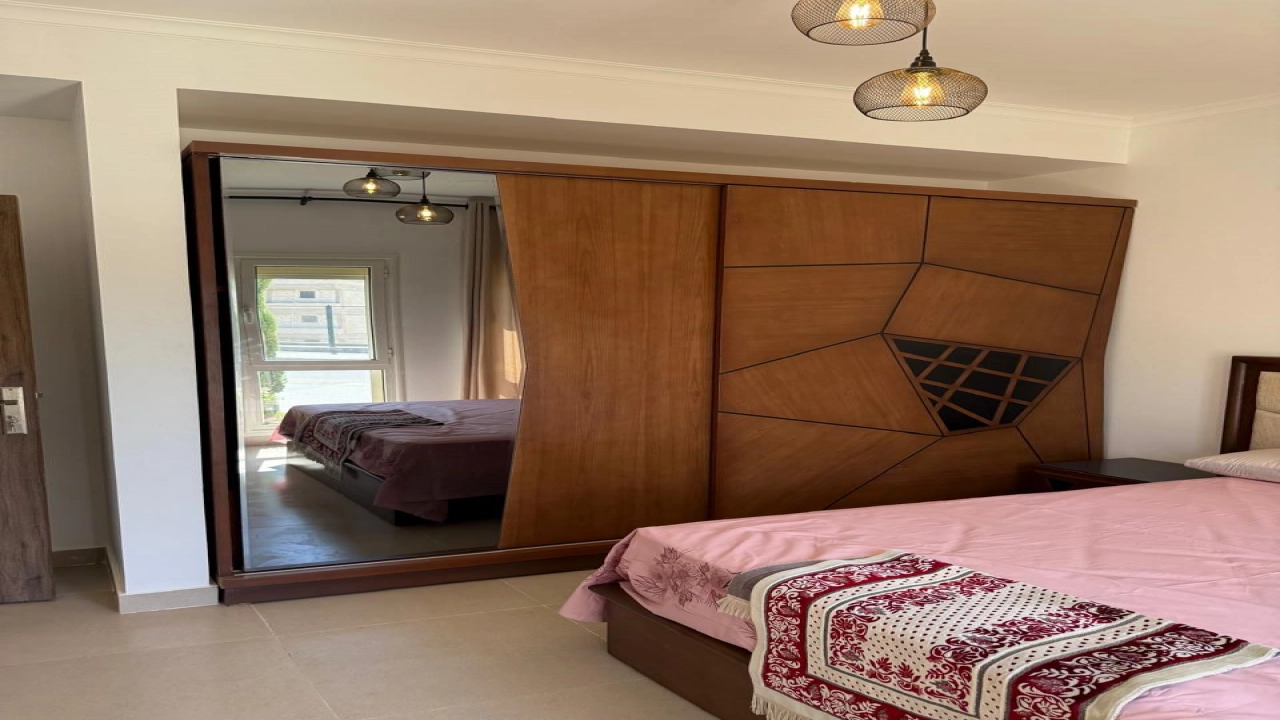 شالية للايجار في جايا راس الحكمة ارضي بجاردن 3غرف