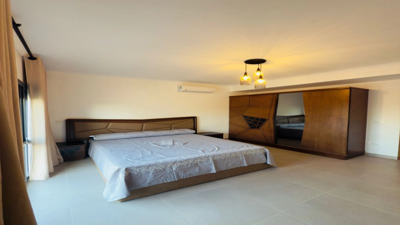 شالية للايجار في جايا راس الحكمة ارضي بجاردن 3غرف