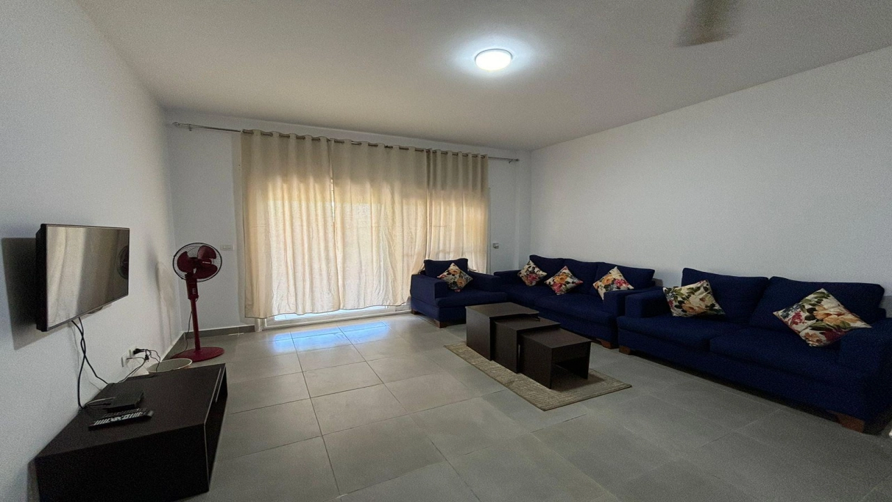 شالية للايجار3  نوم اراضي بحديقة في قرية امواج الساحل الشمالي