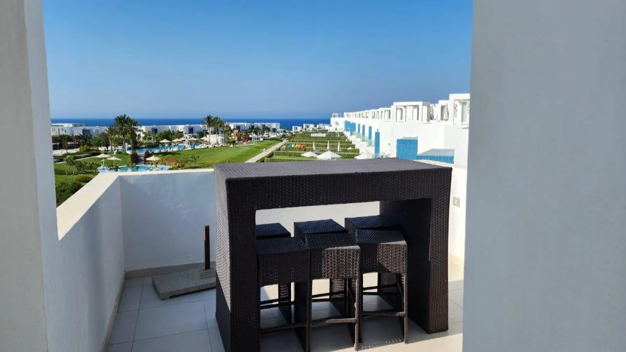 شاليه للإيجار في قرية فوكا باي الساحل الشمالي غرفتين