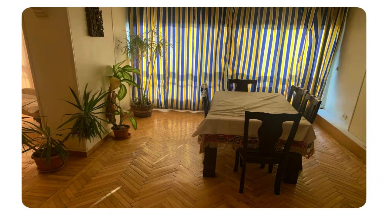 شقة إيجار مفروشة غرفتين بالزمالك ترى النيل