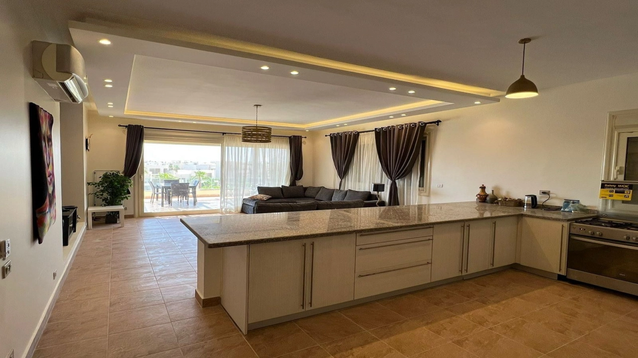 شاليه للإيجار في قرية هاسيندا باي الساحل الشمالي 4 غرف نوم