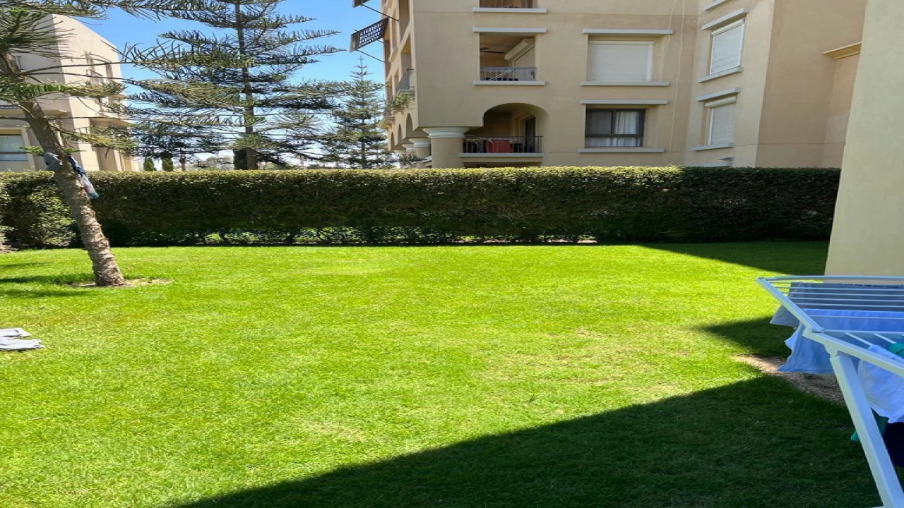 شاليه ارضي بجاردن 4 غرف للايجار في مراسي كتانيا