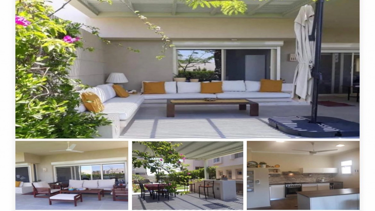 شاليه للبيع في هاسيندا باي ارضي بجاردن 3 غرف