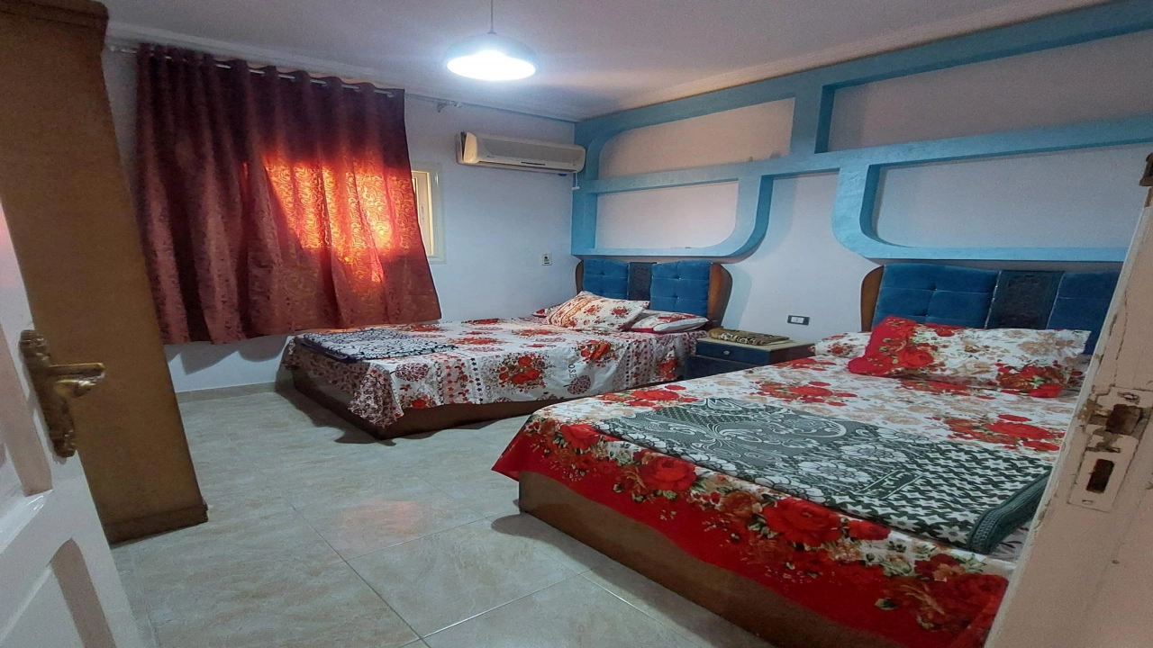 شاليه للايجار في قريه اللوتس الساحل الشمالي غرفتين