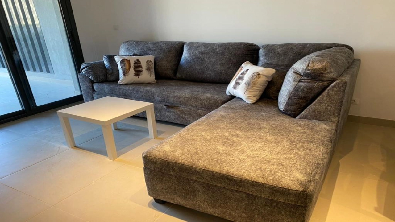 شاليه للايجار ارضي بجاردن في مراسي مارينا 1 غرفه