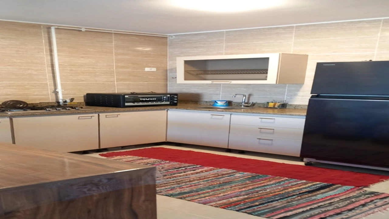 شاليه للايجار ارضي بجنينه في قرية بلومار السخنه