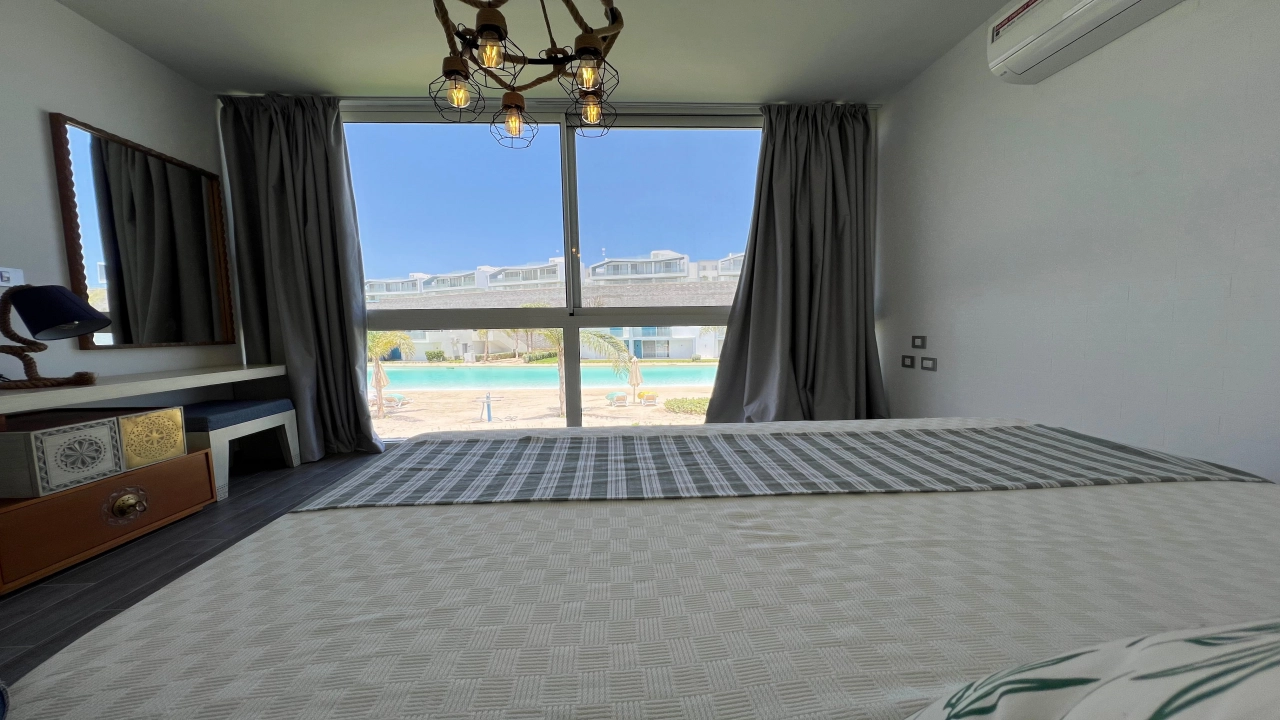 شاليه للايجار في الساحل الشمالي فوكا باي 3 غرف