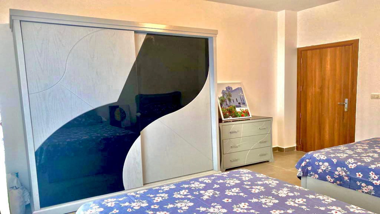 شاليه للإيجار في قريه امواج سيدي عبد الرحمن 2 غرفة