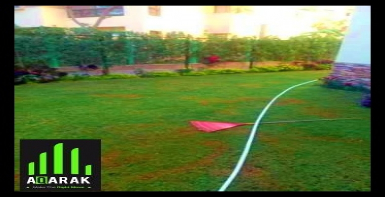 دوبلكس 254 م تشطيب هاي سوبر لوكس بكومبوند حى الأشجار دور ا رضي واول بحديقه 200 م