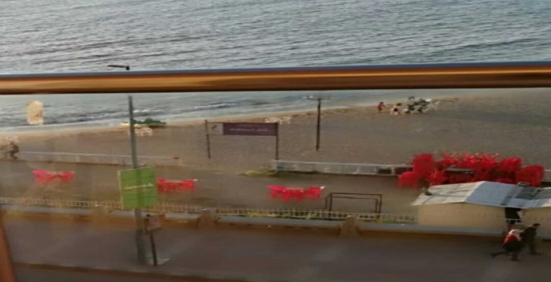 شقة للايجار مفروش -الدور 4 -رؤية للبحر مباشرة بانوراما