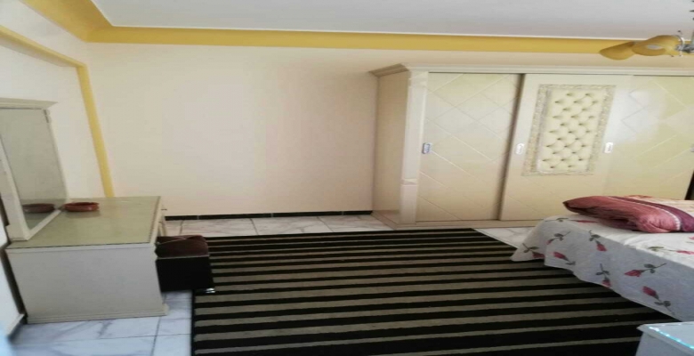 شقة مفروشة للايجار -ميامى - اعلى كافتريا الف ليلة وليلة -رؤية للبحر بانوراما