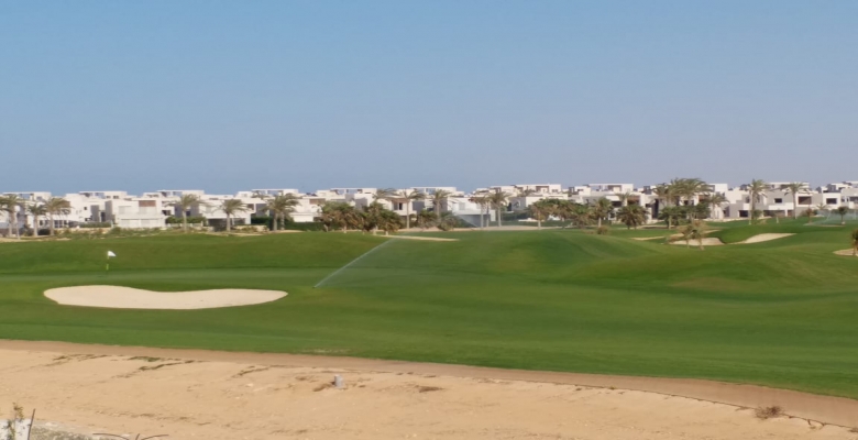 فيلا برايفت بول للايجار في هاسيندا باي ارضي 3غرف