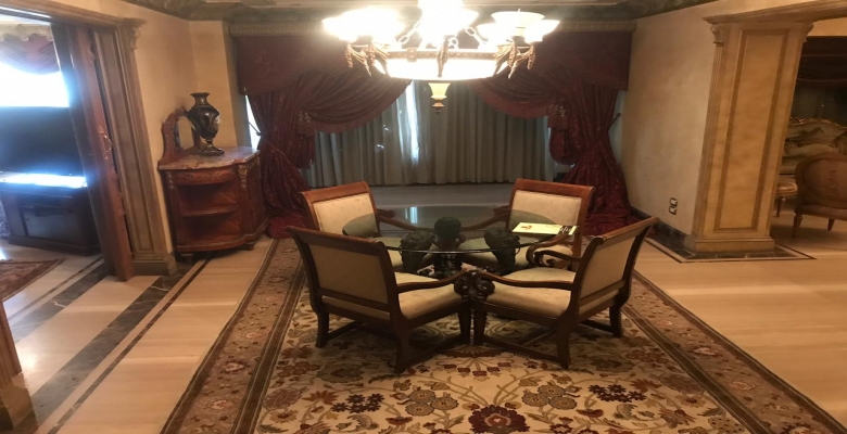 شقة الترا سوبر لوكس للايجار بالمهندسين بمدخل متميز وواجهة ممتازة 