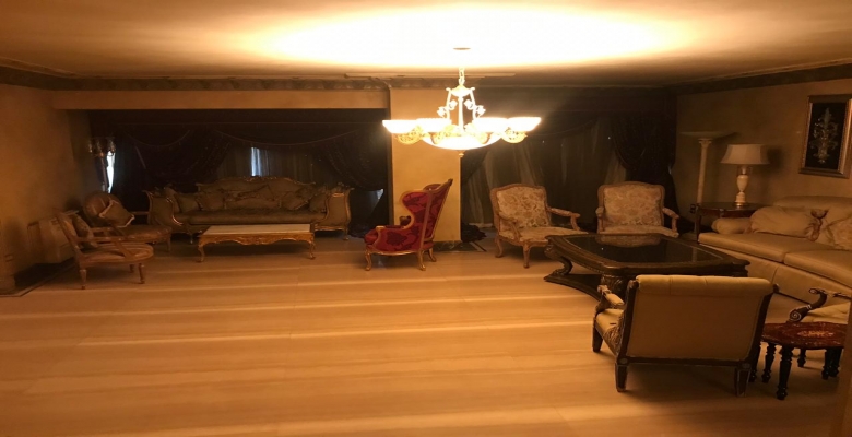 شقة الترا سوبر لوكس للايجار بالمهندسين بمدخل متميز وواجهة ممتازة 